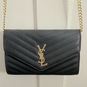Black YSL handbag